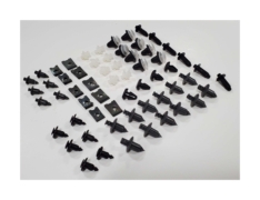 60 PC - UNIVERSAL TRIM CLIP / PUSH PIN SET  - FITS SUZUKI